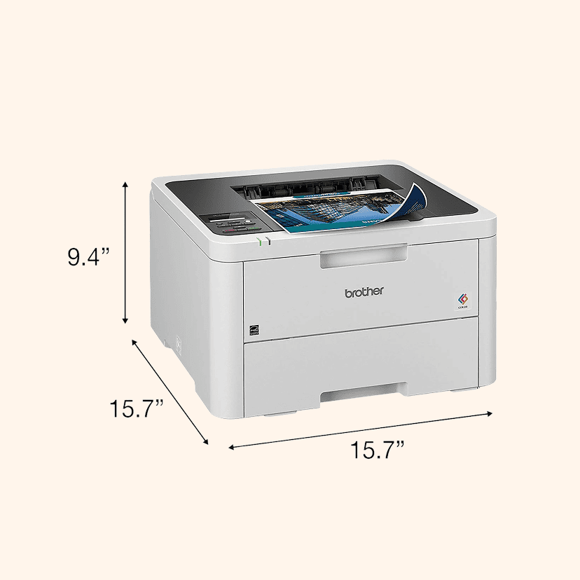 Brother HL-L3220CDW Wireless Compact Digital Color Printer, Laser Quality Output, Refresh EZ Print Eligibility