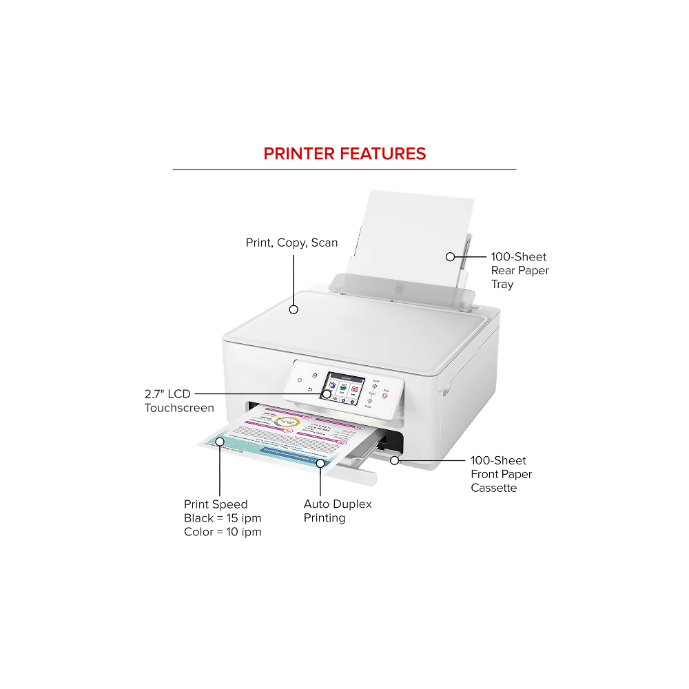 TS7720 Wireless Home All-in-One Inkjet Color Printer